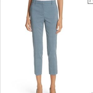 Theory Treeca Two Hexagon Wool Blend Pants